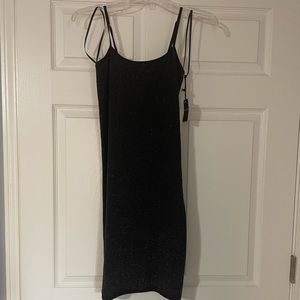 Sparkly black dress